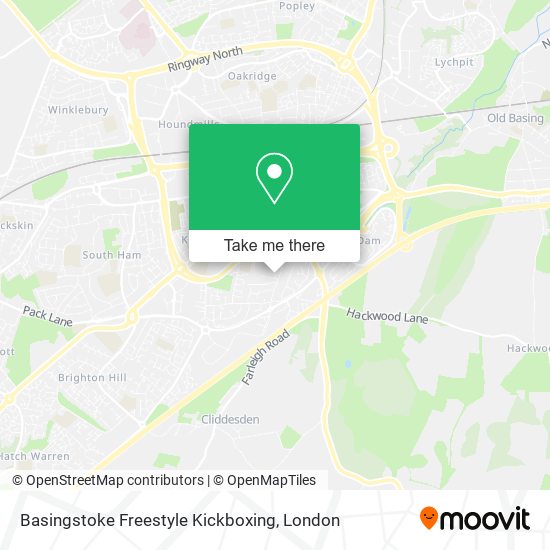 Basingstoke Freestyle Kickboxing map