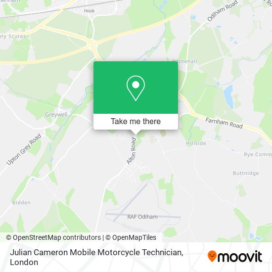 Julian Cameron Mobile Motorcycle Technician map