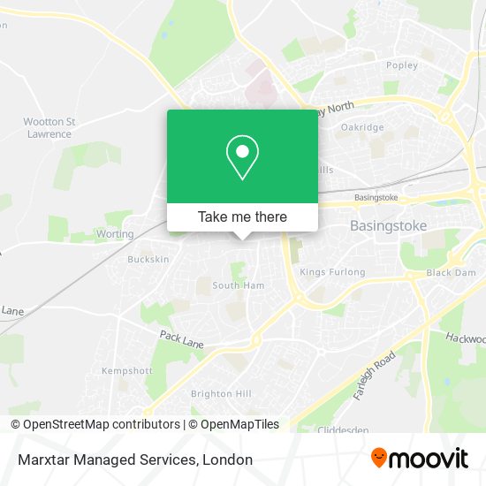 Marxtar Managed Services map