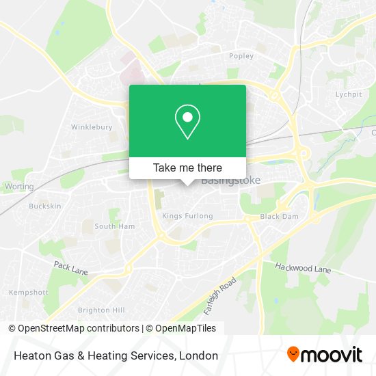Heaton Gas & Heating Services map