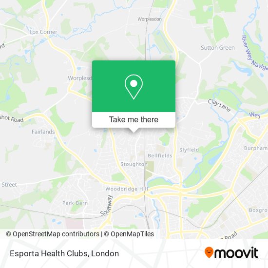 Esporta Health Clubs map