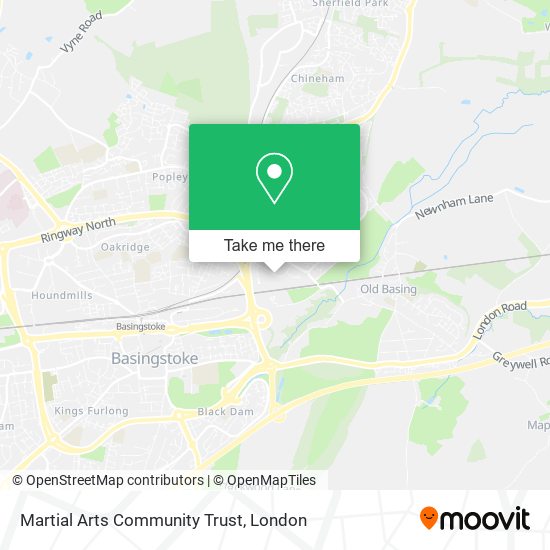 Martial Arts Community Trust map