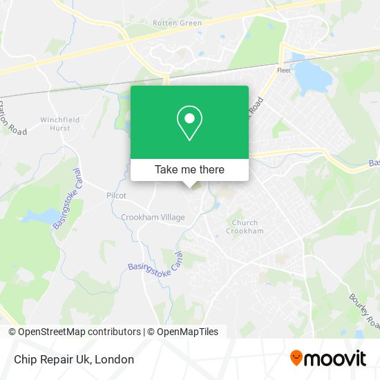 Chip Repair Uk map