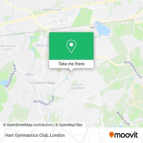 Hart Gymnastics Club map