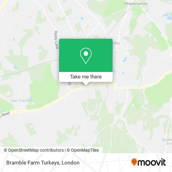 Bramble Farm Turkeys map
