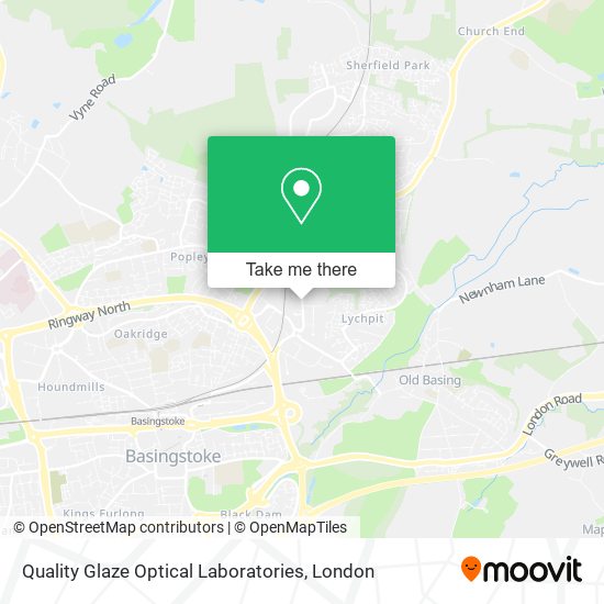 Quality Glaze Optical Laboratories map