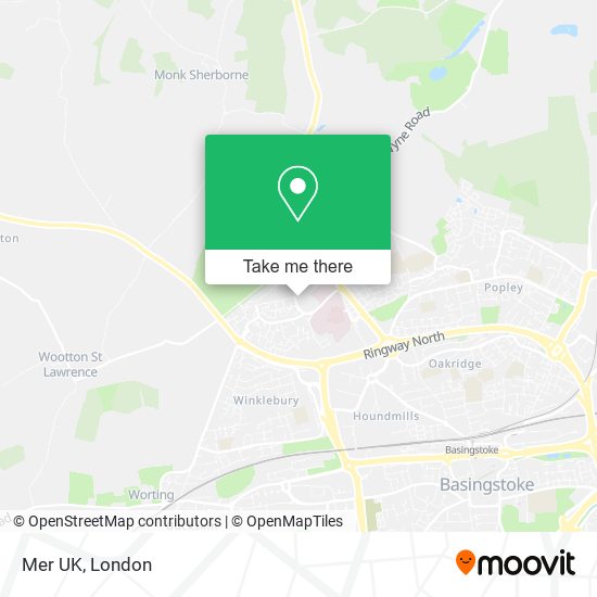 Mer UK map