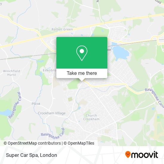 Super Car Spa map
