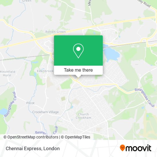 Chennai Express map
