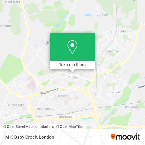 M K Baby Croch map