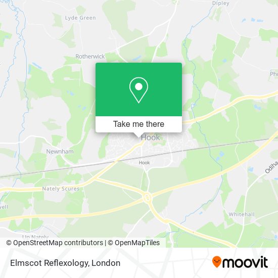 Elmscot Reflexology map