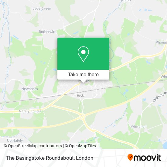 The Basingstoke Roundabout map