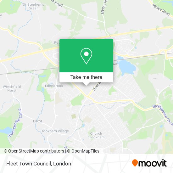Fleet Town Council map