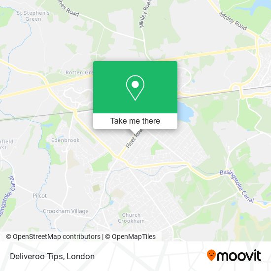 Deliveroo Tips map
