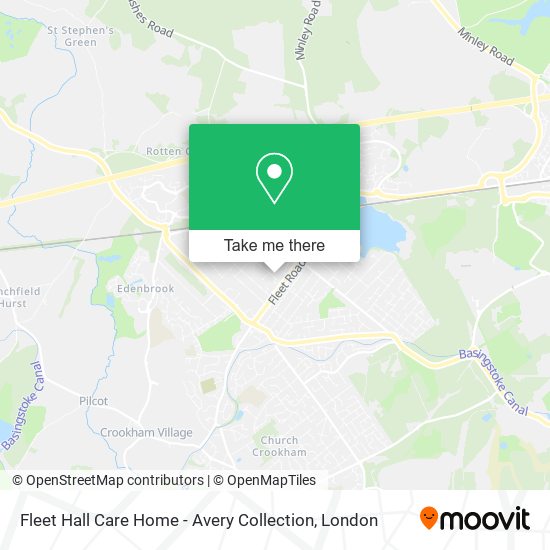 Fleet Hall Care Home - Avery Collection map
