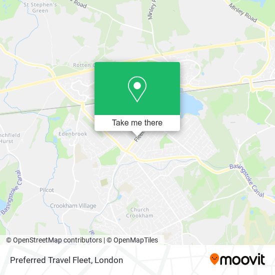 Preferred Travel Fleet map