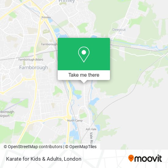 Karate for Kids & Adults map