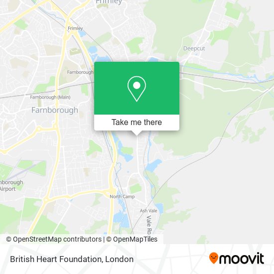 British Heart Foundation map