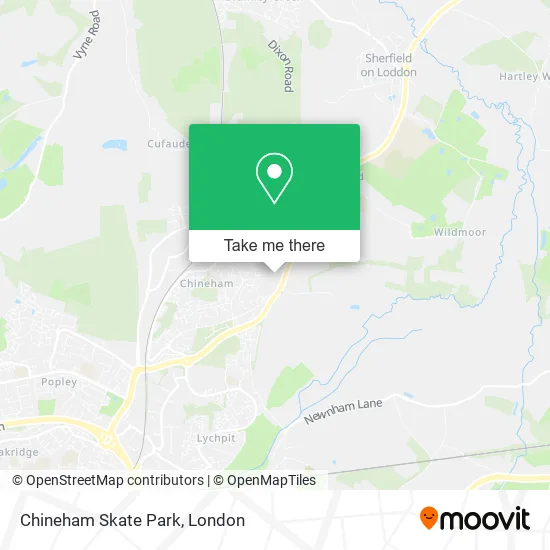 Chineham Skate Park map