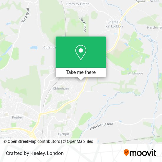 Crafted by Keeley map