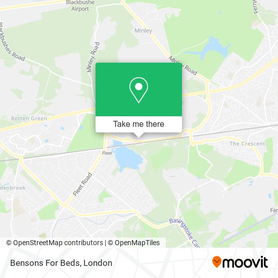 Bensons For Beds map