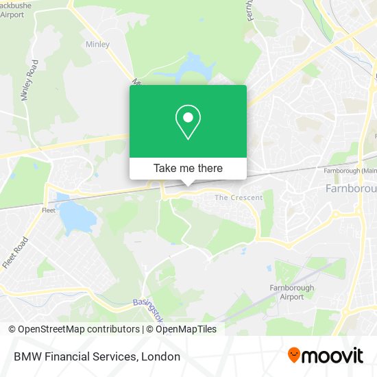 BMW Financial Services map