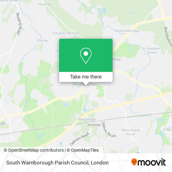 South Warnborough Parish Council map