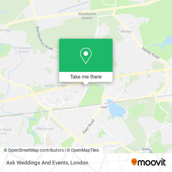 Ask Weddings And Events map