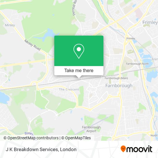 J K Breakdown Services map