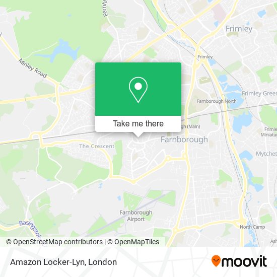 Amazon Locker-Lyn map