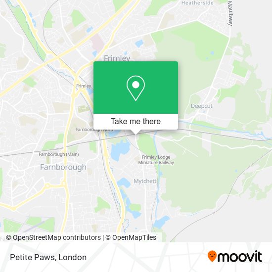 Petite Paws map