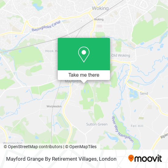 Mayford Grange By Retirement Villages map