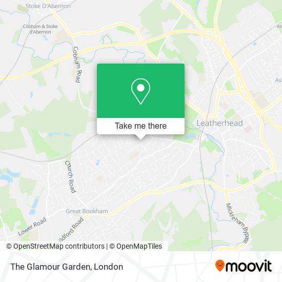 The Glamour Garden map