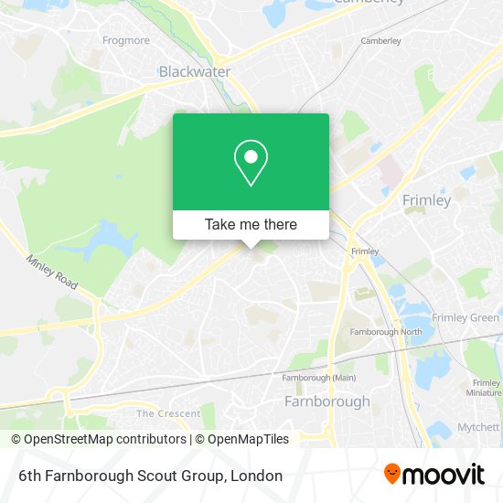 6th Farnborough Scout Group map