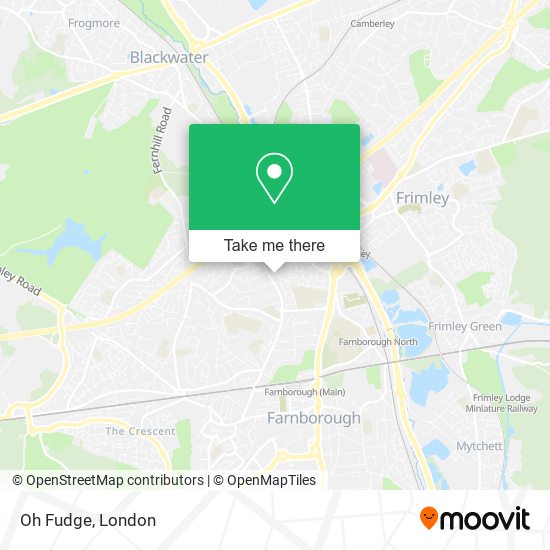 Oh Fudge map