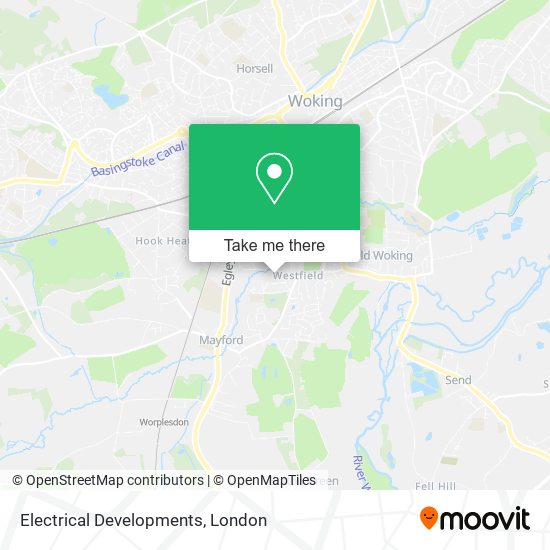 Electrical Developments map
