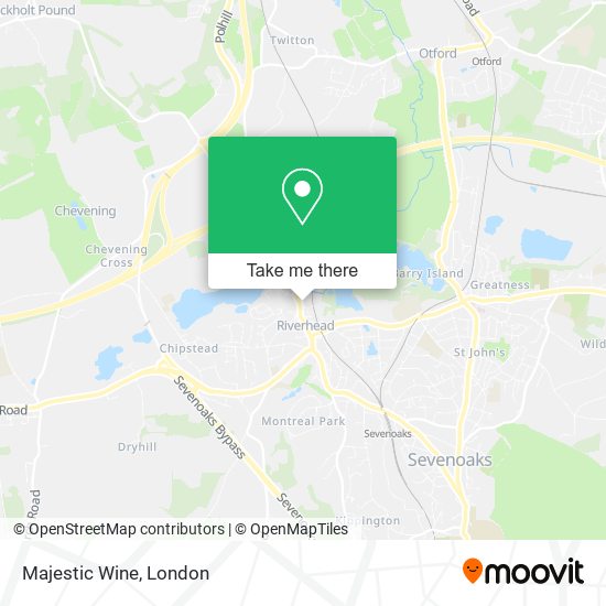 Majestic Wine map