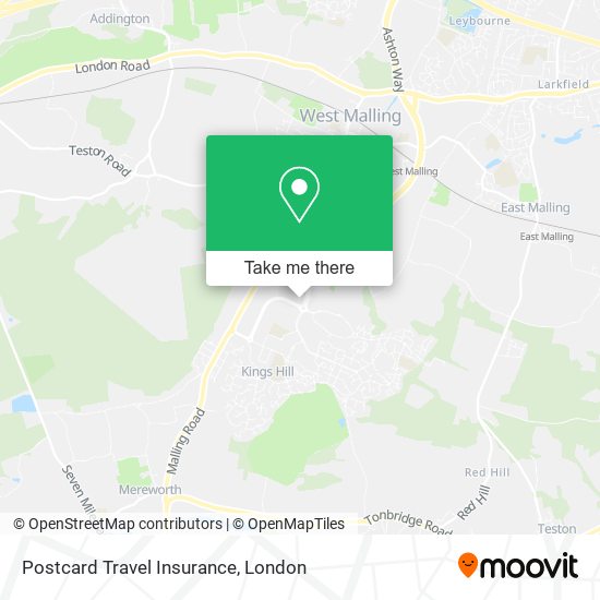 Postcard Travel Insurance map