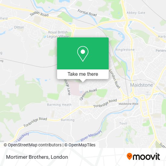 Mortimer Brothers map