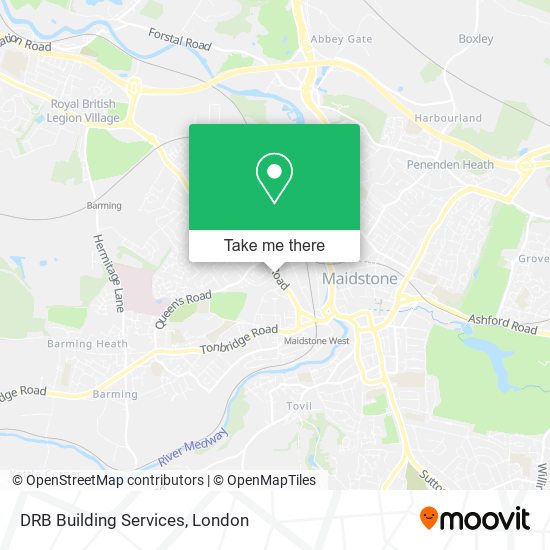 DRB Building Services map