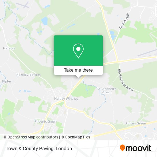 Town & County Paving map