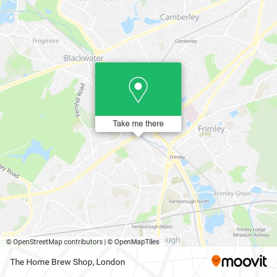 The Home Brew Shop map