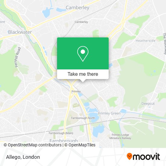 Allego map