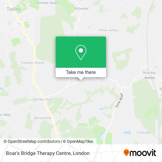 Boar's Bridge Therapy Centre map