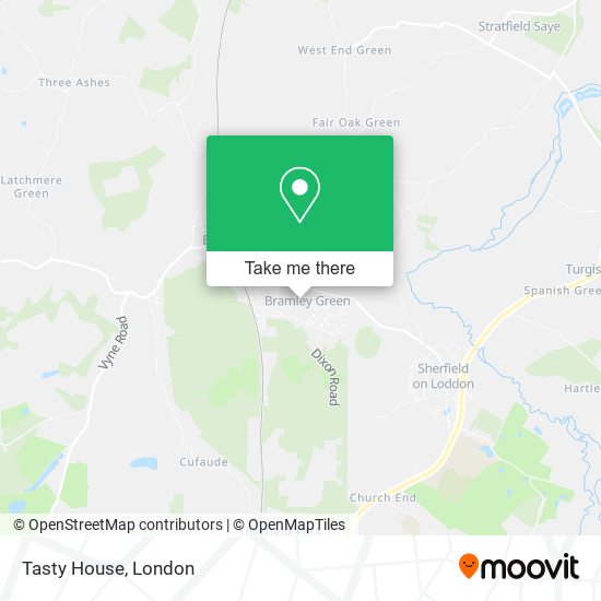 Tasty House map