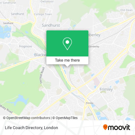 Life Coach Directory map