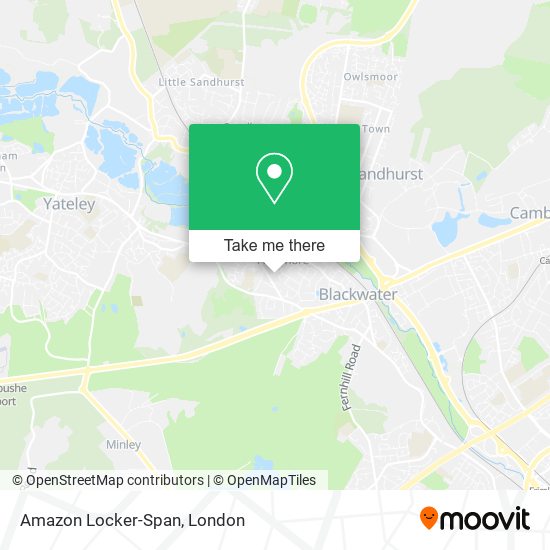 Amazon Locker-Span map