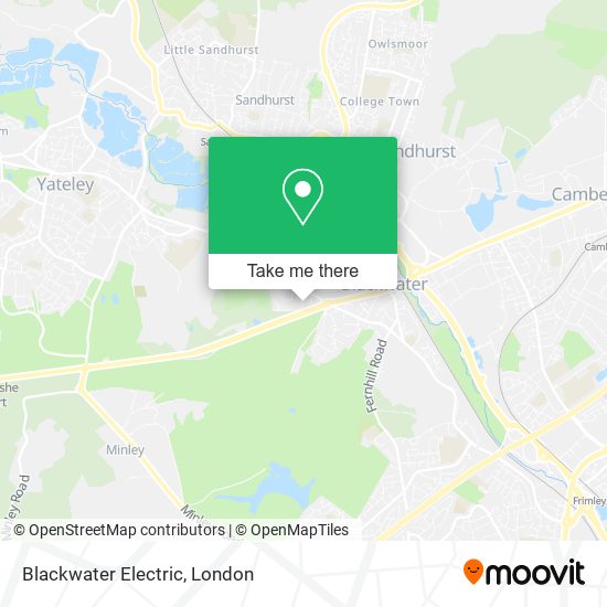 Blackwater Electric map