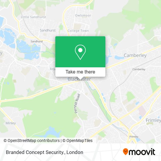 Branded Concept Security. map