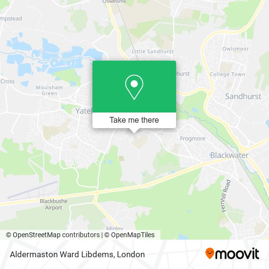 Aldermaston Ward Libdems map